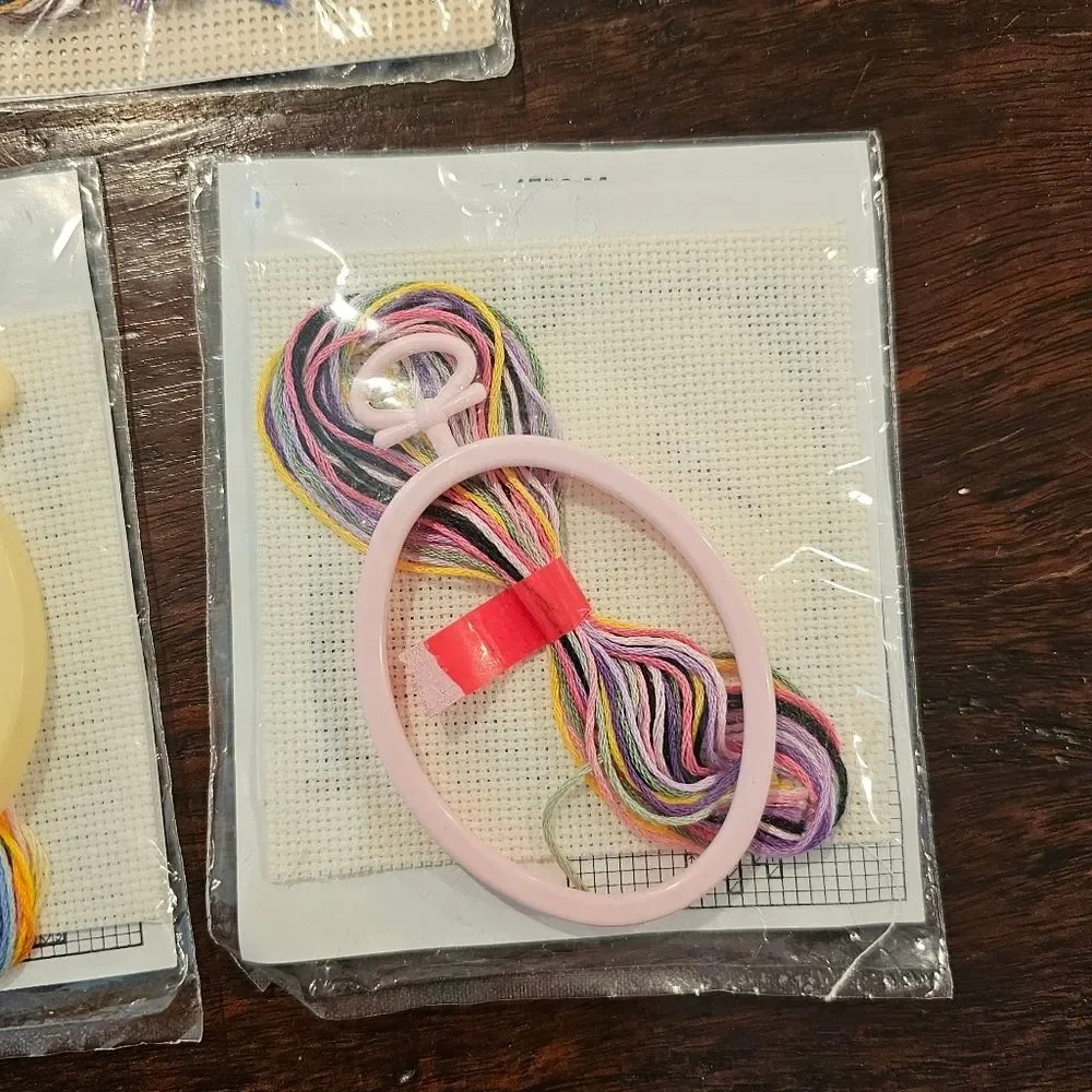 Cross-Stitch kits Springtime Cute Mother's Day Beach Bunny Spring Duck Mini  3pc